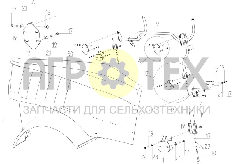 Капот (1401.57.40.100) (№23 на схеме)